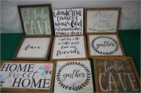Wooden / Hand Painted Sign Collection
