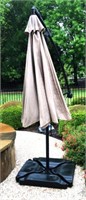 Outdoor Umbrella on Weighted Base
