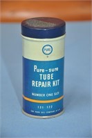 Vintage Pure tin tube repair kit w/ some contents