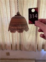 Wicker Hanging Lamp