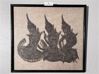 Thai Charcoal Rubbing Art