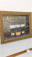 Large Kentucky tavern mirrored sign.  Ornate gold