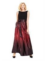 12, S.L. Fashions Women's Long Satin Party Dress