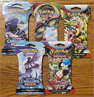 (5) Sealed Pokémon Booster Packs