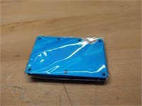 Blue clip wallet