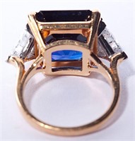 Important Sapphire and Diamond Ring