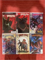 6 bagged and backed comics