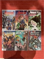 6 bagged and backed comics