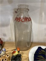 FISCHL’s quart milk jar