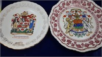 CANADA - Canadiana Antique English China Plates
