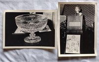 Two 1974 Photos SHSU Dr. Park Crystal bowl Ret.