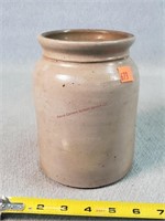 2- Quart Salt Glazed Stoneware Jar - Cracked