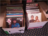 Two boxes of LPs including 1970s