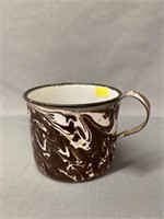 Brown Agateware Mug
