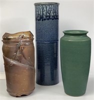 Lot of Handmade Ceramic Vases