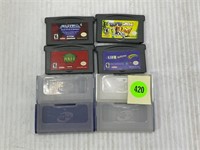 LOT OF 4 GAMEBOY ADVANCE GAMES WITH PROTECTIVE