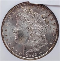 1885-CC $1 NGC MS 65