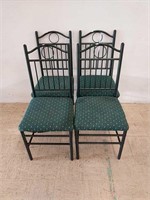 Four Metal Kitchen Chairs