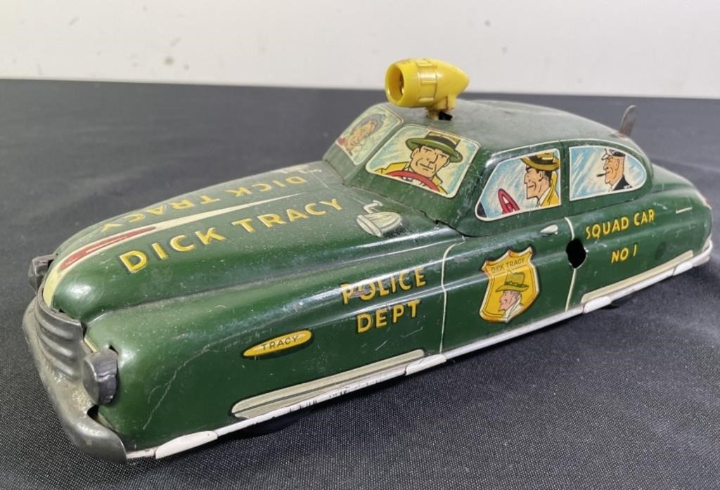 1940’s Marx Toys Tin Dick Tracy Squad Car