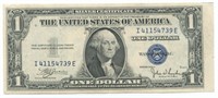 1935-C U.S. Silver Certificate - Cut Off-Center