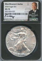 2020 U.S. Silver Eagle - NGC MS70