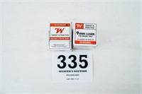 100 RNDS OF WINCHESTER 9MM 115 GR FMJ