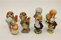ASSORTED BESWICK FIGURES- ALICE AND BEATRIX POTTER