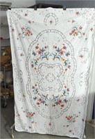 Vintage Floral Table Cloth 45x70