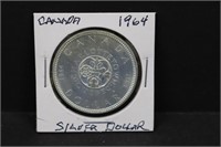 1964 Canada Silver Dollar