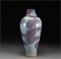 Ming before the furnace Jun glaze lid bottle