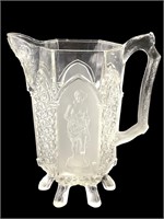 EAPG Gillinder & Sons Classic Pattern Pitcher