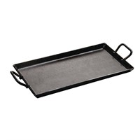 18 in. Black Carbon Steel Stovetop Griddle