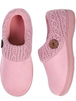 $35(7-8)EverFoam Women's Warm Memory Foam Slippers