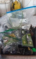 Assorted lot of lawnmower and weedeater parts