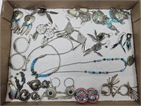 Costume Jewelry Lot South Western Style