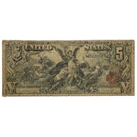 FR. 270 1896 $5 EDUCATIONALSILVER CERTIFICATE