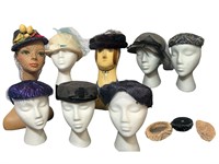 Collection Vintage Hats and Toppers