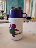 1992 Thermos brand Barney thermos complete. Dining