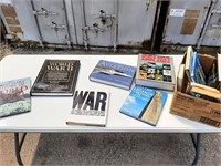 BOX LOT - BOOKS ON WORLD WAR II, ETC.