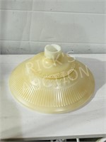 vintage glass lamp shade - 16"