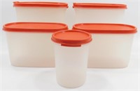 * Vintage Tupperware Canisters with Covers
