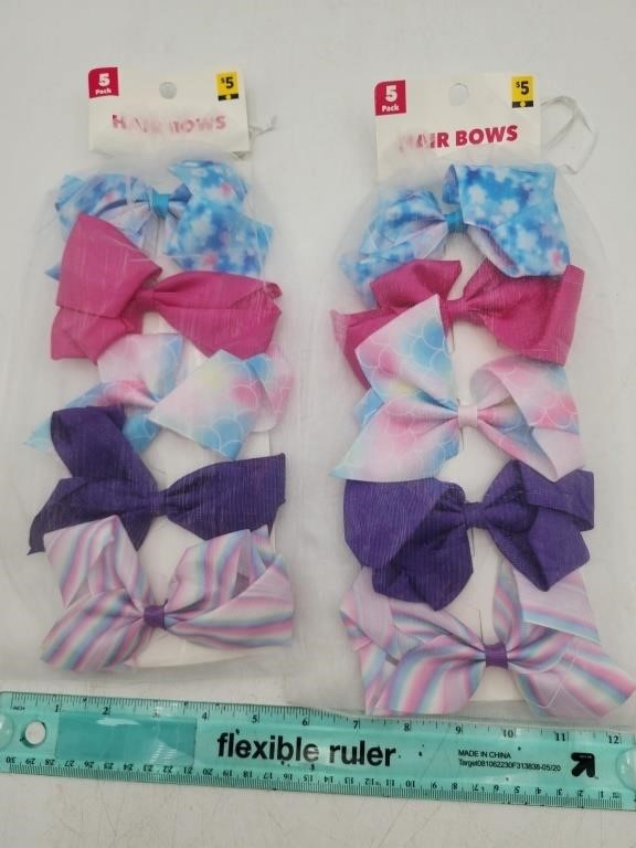 NEW 2 5pk Hair Bows