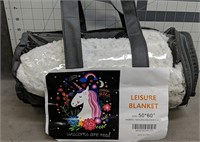 Unicorns are real leisure blanket 50 in x 60 in