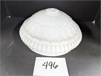 1920's Art Deco Milk Glass Ceiling Shade