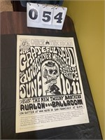 The Grateful Dead, Avalon Ballroom Venue Poster