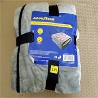 Goodyear 12v Plush & Sherpa Heated Blanket