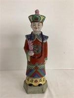 Chinese Emperor Porcelain Figure
