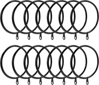 (N) 14 Pcs Metal Drapery Eyelets Curtain Rings 2.4