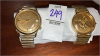 Bulova accutron mans watch w/ 14k gold filled