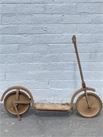 Antique Wooden & Cast Iron Children’s Scooter